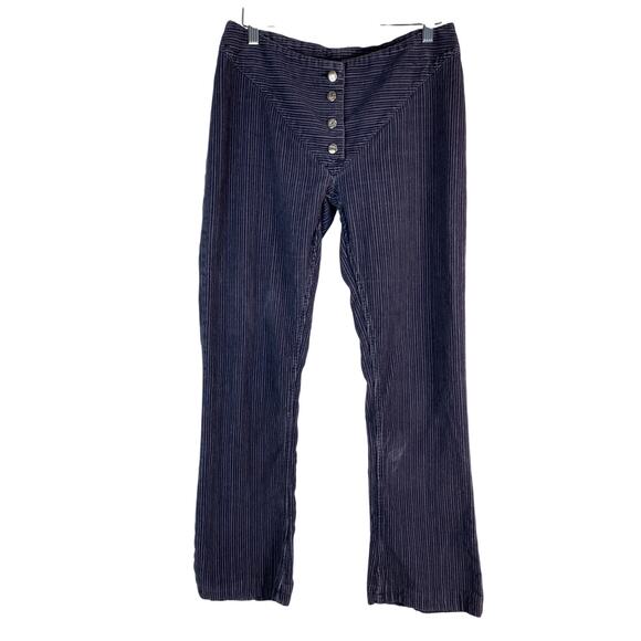 Vivian Westwood Women's Size 8 Gray Corduroy Flare Pants Made in Italy - Picture 1 of 9